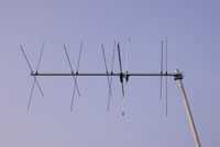 Produktbild: 145 MHz,  2 * 5 Elemente Kreuz Yagi-Antenne