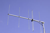 Produktbild: 145 MHz, 5 Elemente Vormast Yagi-Antenne